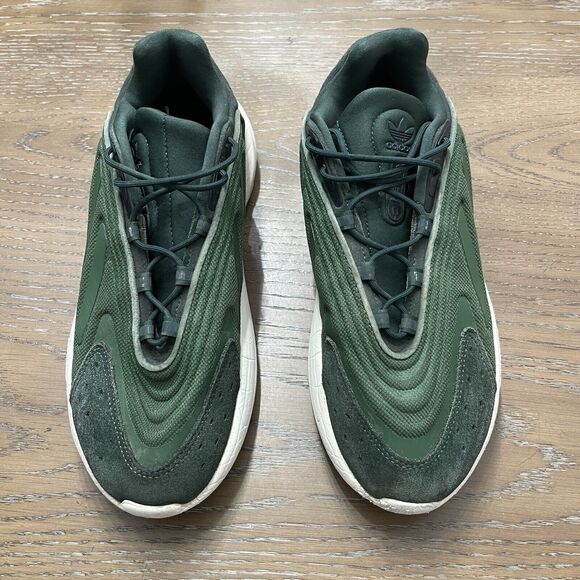 Adidas Ozelia Mens Sneakers Size 10 Green Lace Up EVM 004001 Casual Everyday - Picture 1 of 7